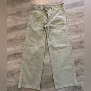 American Eagle Outfitters Women's light green Pants